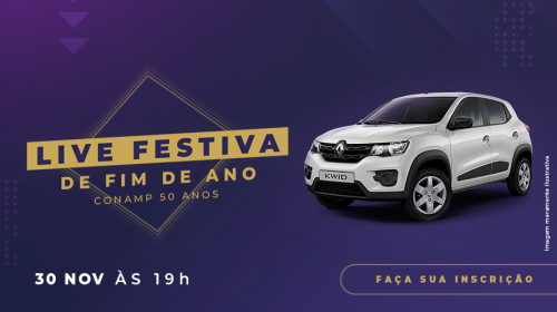 Fim de ano: CONAMP convida para celebração online com sorteio de um carro 0km